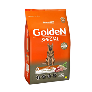 Ração Golden Special Frango e Carne para Cães Adultos 20kg