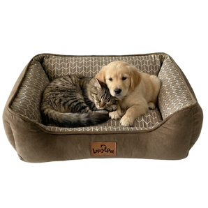 Cama Premium Anti-Estresse para Cachorros e Gatos em Suede