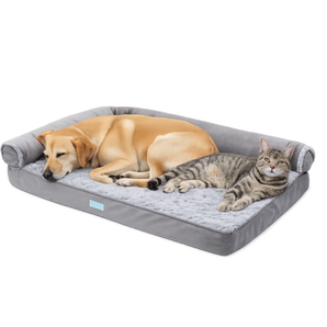 Cama Pet Ortopédica Duke & Dixie Flat com Espuma Casca de Ovo